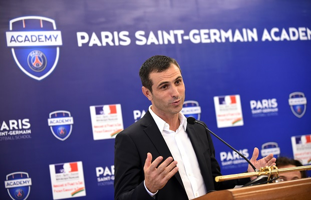 INDIA-FRANCE-FOOTBALL-ACADEMY