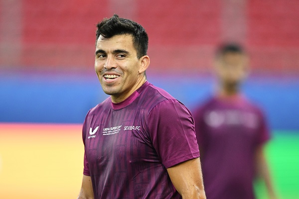 Sevilla FC Training Session And Press Conference - UEFA Super Cup 2023