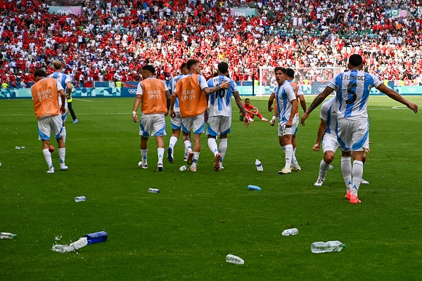 TOPSHOT-FBL-OLY-PARIS-2024-ARG-MAR