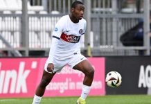 El joven lateral derecho David Boly (16 años) aprovechará la lesión de Achraf Hakimi para debutar con el PSG contra el Lyon