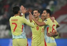 La increíble racha continúa para el talentoso Fabián Ruiz, se mantiene invicto en 40 partidos con su selección de España