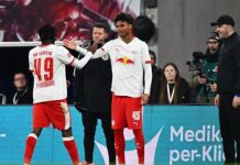 El joven delantero franco-senegalés Samba Konaté con el Leipzig ya sacude el fútbol alemán