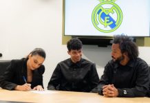 Enzo Alves, hijo de Marcelo, firma su primer contrato profesional con el Real Madrid a los 16 años