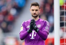 Crisis en el arco del Bayern: Sven Urbig también cae lesionado, abandona la selección alemana por problema en la rodilla