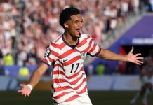 «Soñaba con este momento»: Tillman celebra su golazo en la clasificación de EE. UU