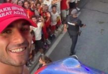 Ferran Torres celebra el Mundial con un mensaje que recuerda a Trump y causa sensación