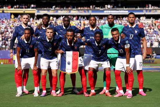 mbappe dembele barcola olise rabiot kounde maignan saliba upamecano digne
