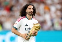 La sincera confesión de Cucurella sobre Mbappé tras el hat-trick del francés