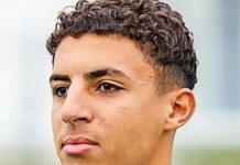 El Real Madrid apuesta por Rayan Zinebi, el potente delantero del Granada B