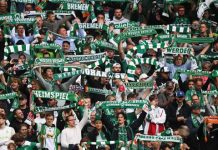 El Werder revive una historia de 1975 con cerveza en pleno partido ante el Real Madrid