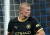 Haaland hace historia: iguala a Agüero como máximo goleador del City en Champions