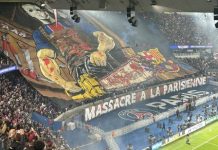 El Barcelona denunciará ante la UEFA el polémico tifo de la afición del PSG